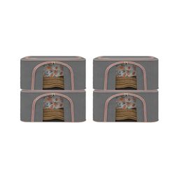 Aura Grey Set of 4 Reusable Drawer Organiser Organisers-8