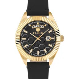 PHILIPP PLEIN Men Brass Dial & Leather Straps Analogue Watch PWPVA0224-image-48