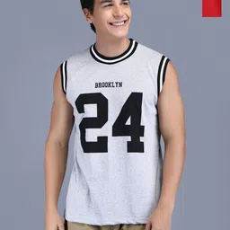 KAY DEE Men Pack of 2 Typography Printed Round Neck Cotton Slim Fit T-shirts-image-78