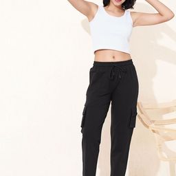 QUIRA Women Relaxed Regular Fit Trousers-image-42