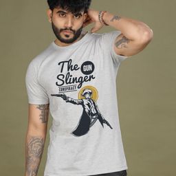 INKMAN Men Bio Finish Graphic Printed Round Neck Cotton T-shirt-image-56