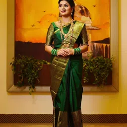 RASVRITI Zari Pure Silk Kanjeevaram Saree-picture-24