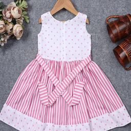 BAESD Print Georgette Fit & Flare Dress-32