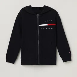 Tommy Hilfiger Boys Colourblocked Hooded Sweatshirt-image-39