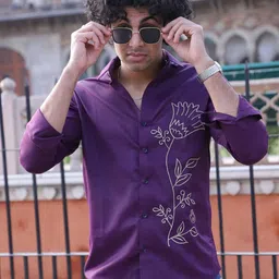 Who Wore Whhat Comfort Checked Casual Spread Collar Shirt-image-98