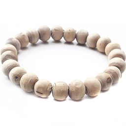 EDMIRIA Unisex White Wood Bracelet-picture-3