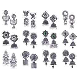 Sangria Silver-Plated Alloy Earrings-image-85