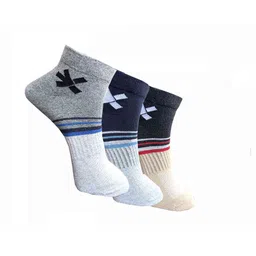 HRX by Hrithik Roshan Men Pack Of 3 PatternedAnkle-Length Socks-picture-49