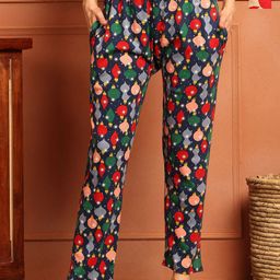 ETC Pack Of 2 Cotton Mid-Rise Lounge Pants-71