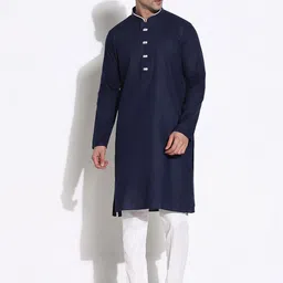 SHOWOFF Men Regular Kurta with Trousers-picture-55