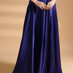 HANDME Silk Flared Maxi Skirt-picture-20