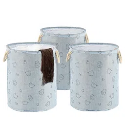 Kuber Industries Blue Set of 3 Regular Multi-Utility Organisers-6