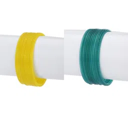 1ST TIME Set Of 24 Yellow Alloy Bangles-picture-41