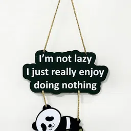 I Am Not Lazy I Just Really Enjoy Doint Nothing Panda Wall Hanging-image-18