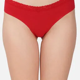 Carlton London Mid-rise Bikini Briefs BK-OP1-RED-SS-image-36