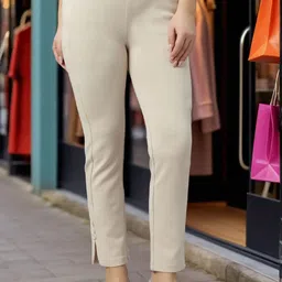 Presence Women Relaxed High-Rise Trousers-image-35
