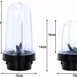 altrr Multipurpose Bullet Jar Set 550ml 340ml for Mixer Grinder Use Mixer Juicer Jar image 4