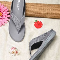 JodyHub Women Embellished Open Toe Flats-image-63