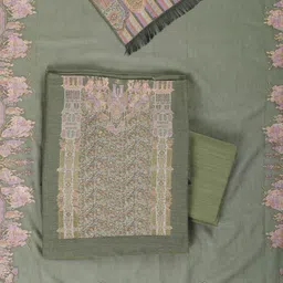 SHINGORA Ethnic Motifs Woven Design Unstitched Dress Material-image-52