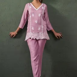 Anouk Women's Embroidered Kurta with Trouser-picture-27