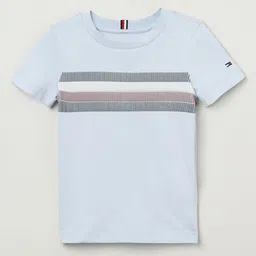 Tommy Hilfiger Boys Checked High Neck Pockets T-shirt-image-24