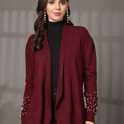 Juelle Women open Front Longline Shrug-image-64