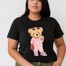 Toodle Plus Plus Size Women Printed T-shirt-image-64