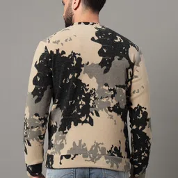 SZN Men Beige & Black Cotton Printed Long Sleeves Sweatshirt-picture-28