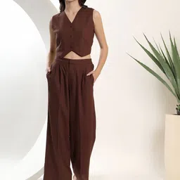 Justin Whyte Women Kenzlee Mid-Rise Parallel Trousers-image-29