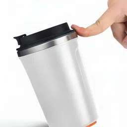 macmerise Stubborn White & Black Stainless Steel Double Wall Vacuum Water Bottle 380 ml-image-27
