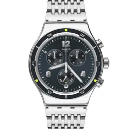 Swatch Unisex Patterned Dial & Bracelet Style Straps Analogue Watch YVS457G_SWATCHWATCH-14