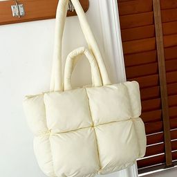StyleCast x Revolte Women Solid Shopper Cotton Shoulder Bag-21