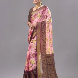 NIRMAL CREATION Floral Printed Saree-58