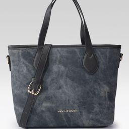 Van Heusen Abstract Printed Structured Handheld Bag-82