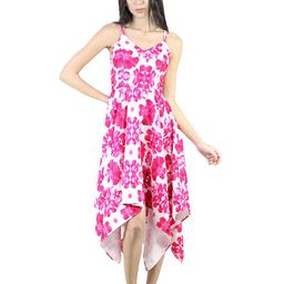 ARTYSKA Floral Print Crepe Fit & Flare Dress-image-39