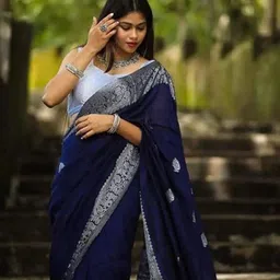 Moda Rapido Woven Design Zari Pure Silk Banarasi Saree-picture-41