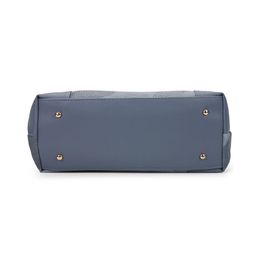 Metro Oversized Structured Shoulder Bag with Cut Work image 5