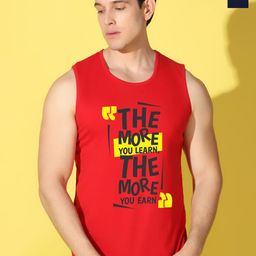 WOOSTRO 2-Pc Printed Odour-Free Cotton Innerwear Vests VWS26(MORE RED)(HARD NAVY)-image-84