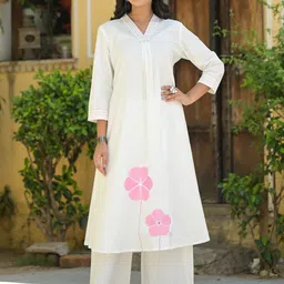 Readiprint Women Floral Printed Cotton Kurta with Palazzo-picture-24