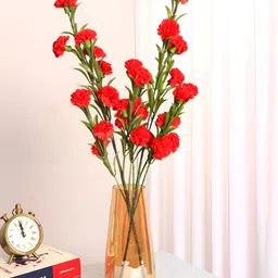 ARICK DECOR Red 2 Pieces Artificial Flower-52