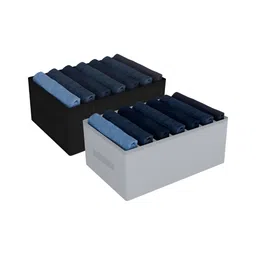 Aura Black Set of 2 Regular Drawer Organiser-picture-46