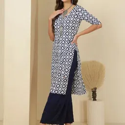 Anouk Rustic Women Ethnic Motifs Printed Crepe Kurta-image-90