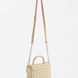 PARFOIS Checked Structured Satchel Bag image 3