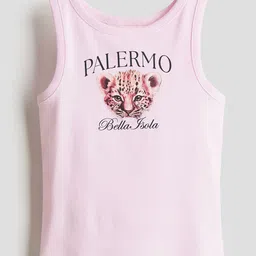 H&M Printed Cotton Vest Top-image-35