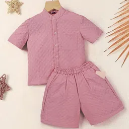 OMPAX Boys Shirt with Shorts-image-69