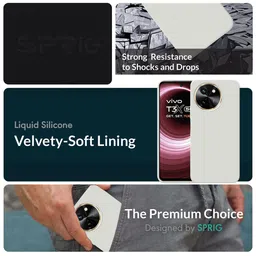 SPRIG Solid Printed Back Case Mobile Accessories image 3