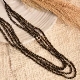XPNSV Brass Artificial Beads Beaded Necklace-image-24