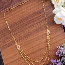 UNIVERSITY TRENDZ Gold-Plated Layered Necklace-38