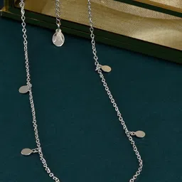 Accessorize London Women's Silver Discy Chain Pendant-image-40