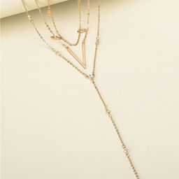 Voylla Women Gold-Toned Brass Gold-Plated Layered Necklace-image-50